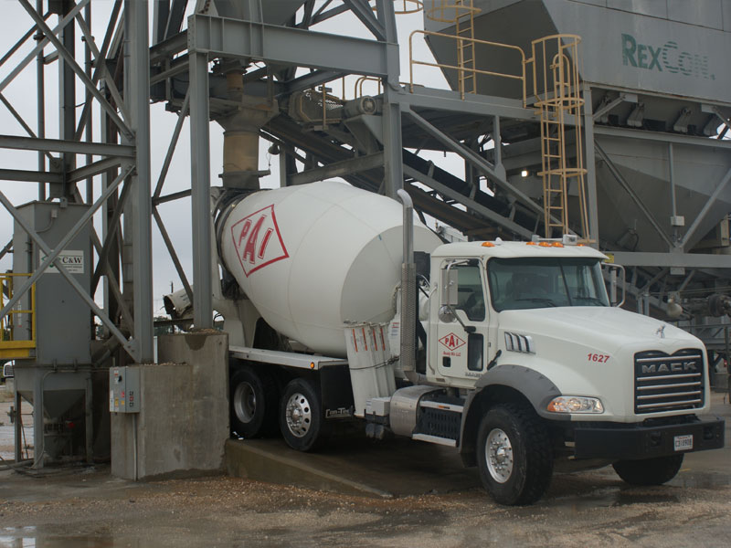 port aggregates truck